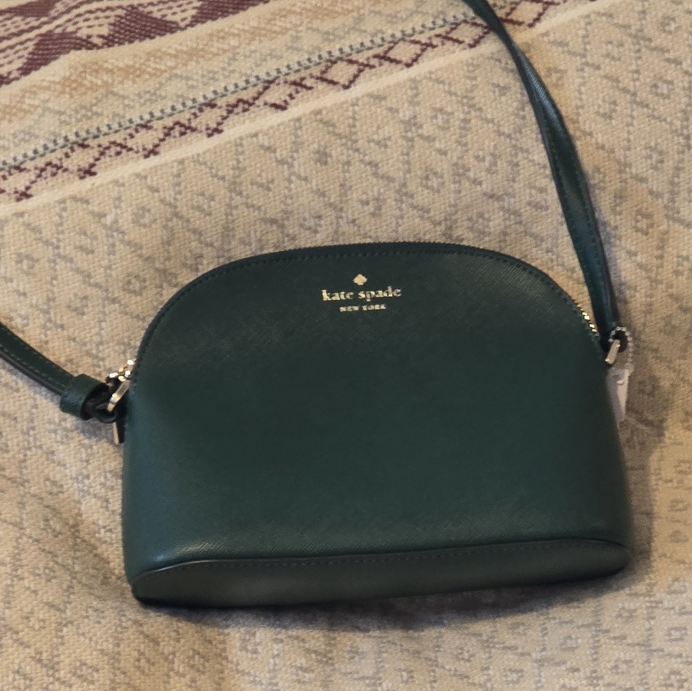 Kate Spade Green Leather Crossbody Bag
